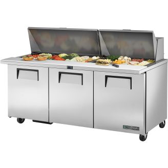 True Salatbar 3-t&uuml;rig Mega Top - 538L (30x 1/6)