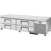 True GN 1/1 Einbauk&uuml;hlschrank mit 4 Schubladen &ndash; 425 l