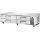 True Frigor&iacute;fico empotrable GN 1/1 con 4 cajones - 589L