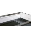 NordCap COOL-LINE 脉冲式冷藏岛 FLATEY 1290，带有机玻璃滑动门