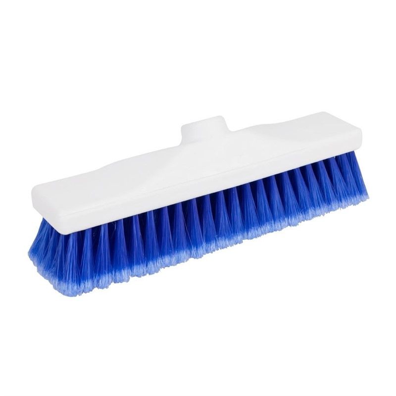 Jantex zachte hygi&euml;nische bezemkop blauw 300mm