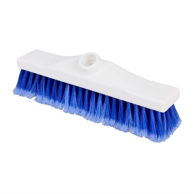 Jantex zachte hygi&euml;nische bezemkop blauw 300mm