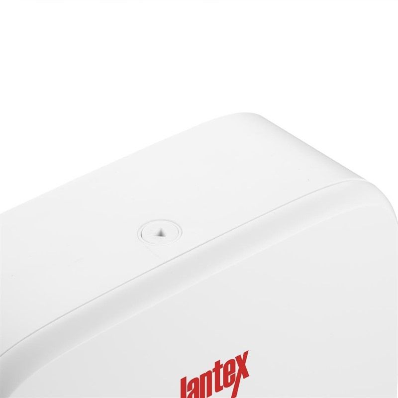 Jantex Dispensador de toalhas fino em pl&aacute;stico ABS branco