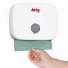Jantex Dispensador de toalhas fino em pl&aacute;stico ABS branco