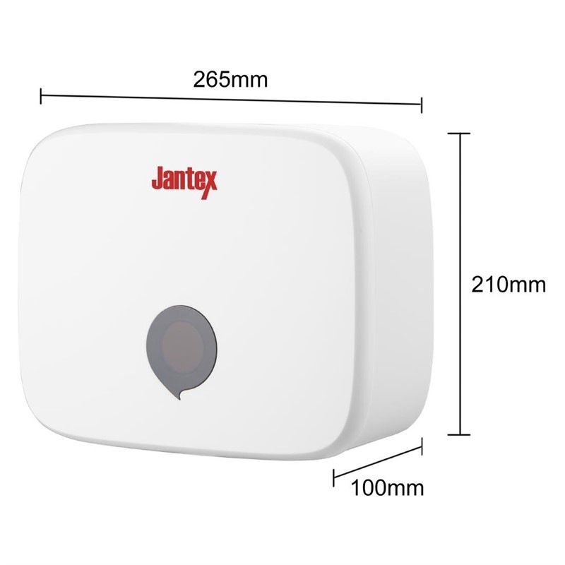 Jantex Dispensador de toalhas fino em pl&aacute;stico ABS branco