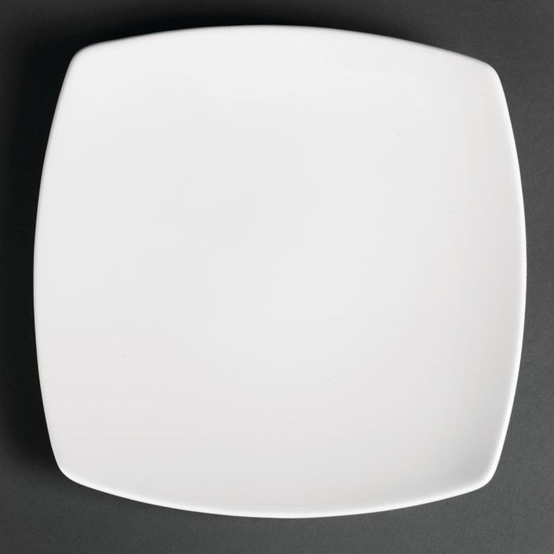 Geen merk Royal Porcelain Kana firkantede tallerkener Hvide - 210 mm (12 stk.)