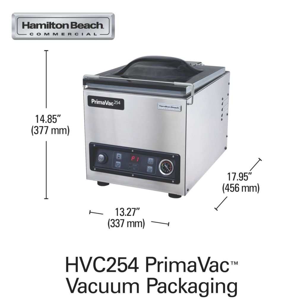 Hamilton Beach Vacuummachine PrimaVac - 254 mm - HVC254