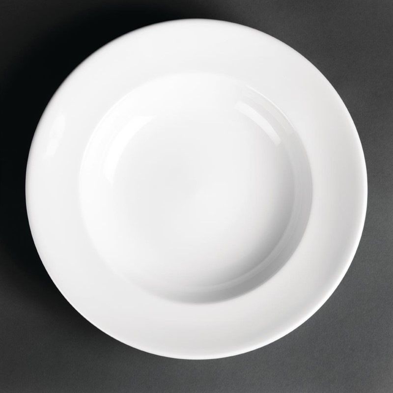 Royal Porcelain Classic Hvide pastatallerkener hvide 260 mm (12 stk.)