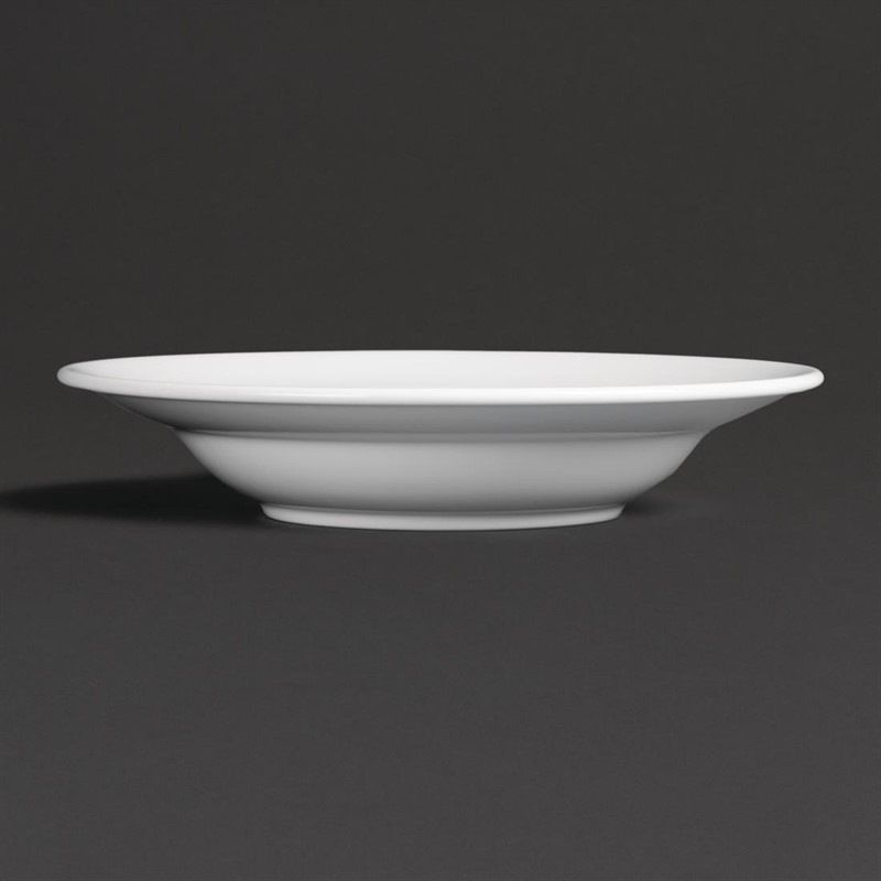 Royal Porcelain Classic Hvide pastatallerkener hvide 260 mm (12 stk.)