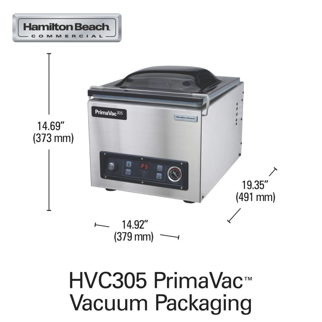 Hamilton Beach Vacuummachine PrimaVac - 305 mm - HVC305