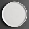 Geen merk Royal Porcelain Classic Porzellan-Pizzateller Wei&szlig; - 255 mm (12 St&uuml;ck)
