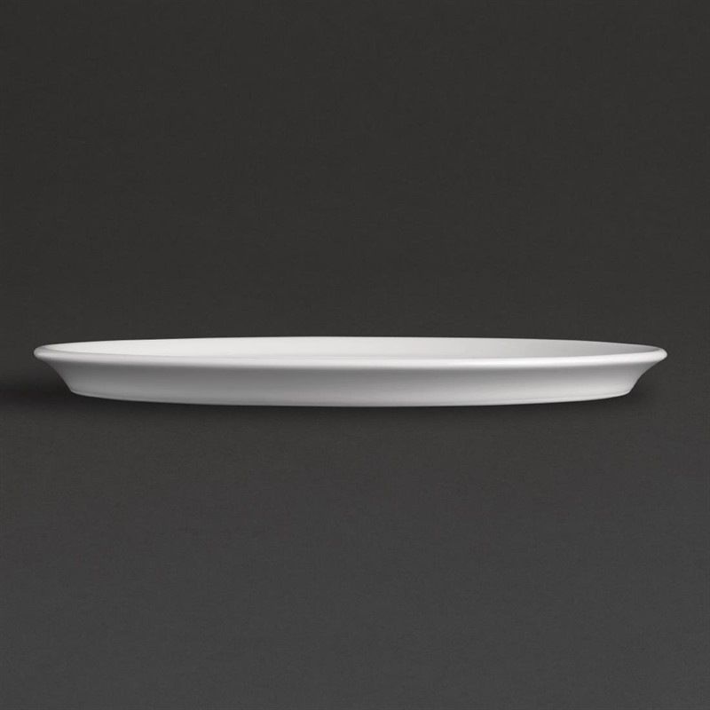 Geen merk Royal Porcelain Classic Porzellan-Pizzateller Wei&szlig; - 255 mm (12 St&uuml;ck)