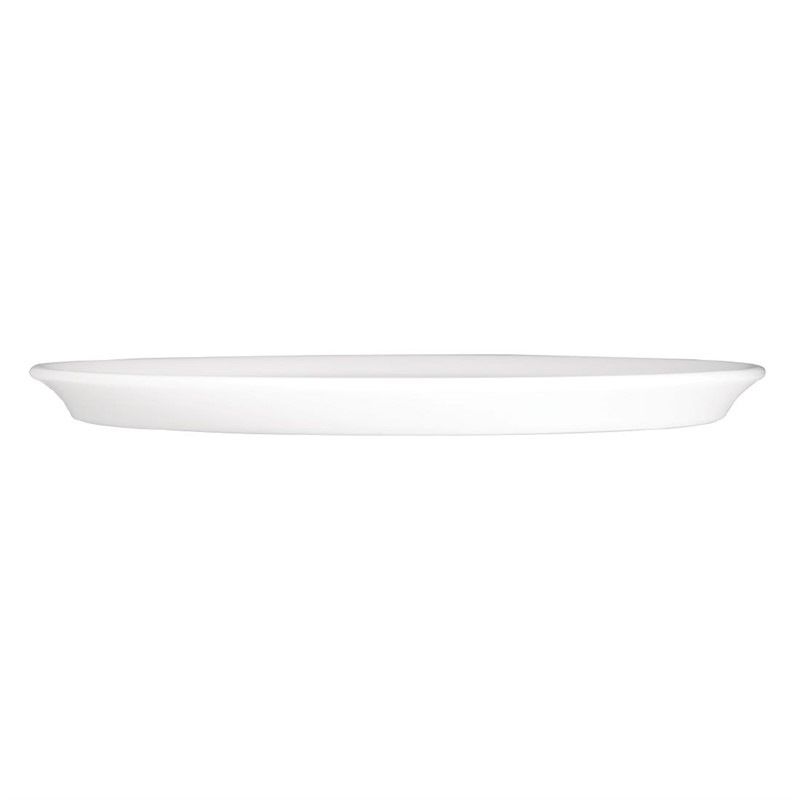 Geen merk Royal Porcelain Classic Porzellan-Pizzateller Wei&szlig; - 255 mm (12 St&uuml;ck)