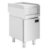 Buffalo 600 Serie Edelstahl Neutrale Vorbereitungswerkbank mit Unterschrank 400 mm