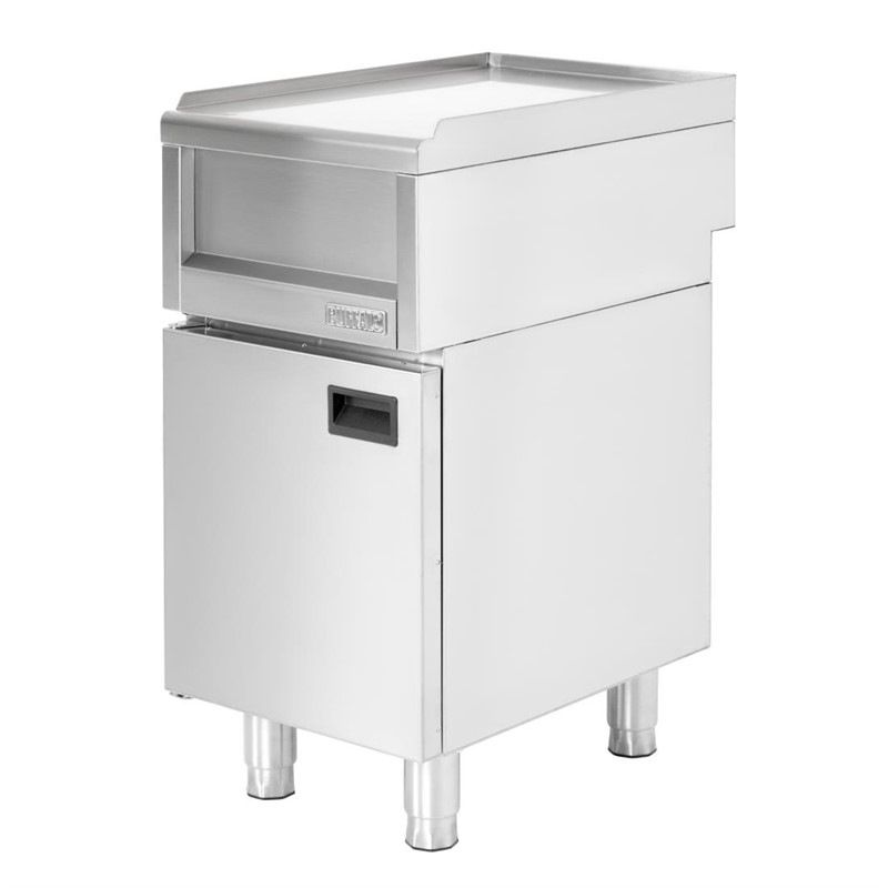 Buffalo 600 Serie Edelstahl Neutrale Vorbereitungswerkbank mit Unterschrank 400 mm