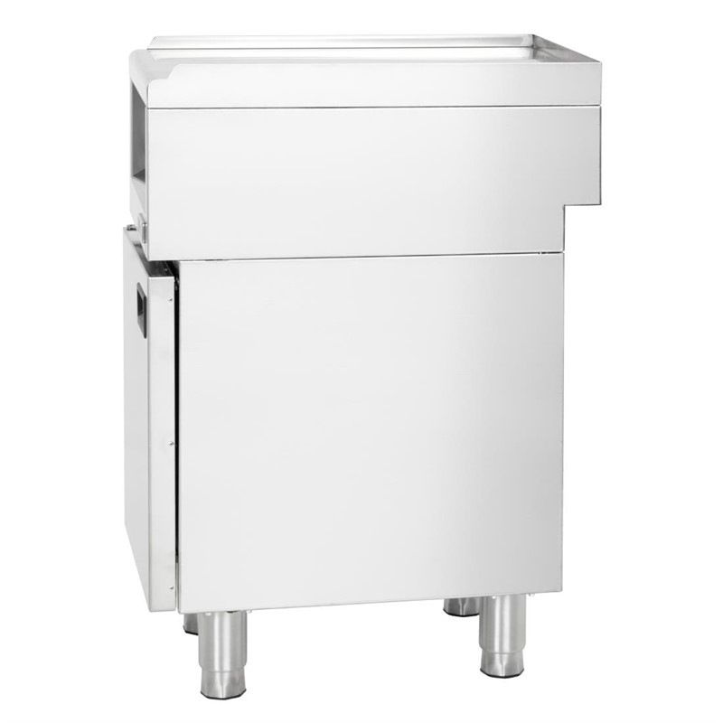 Buffalo 600 Serie Edelstahl Neutrale Vorbereitungswerkbank mit Unterschrank 400 mm