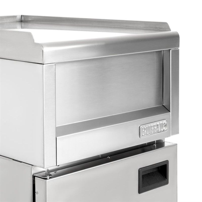 Buffalo 600 Serie Edelstahl Neutrale Vorbereitungswerkbank mit Unterschrank 400 mm