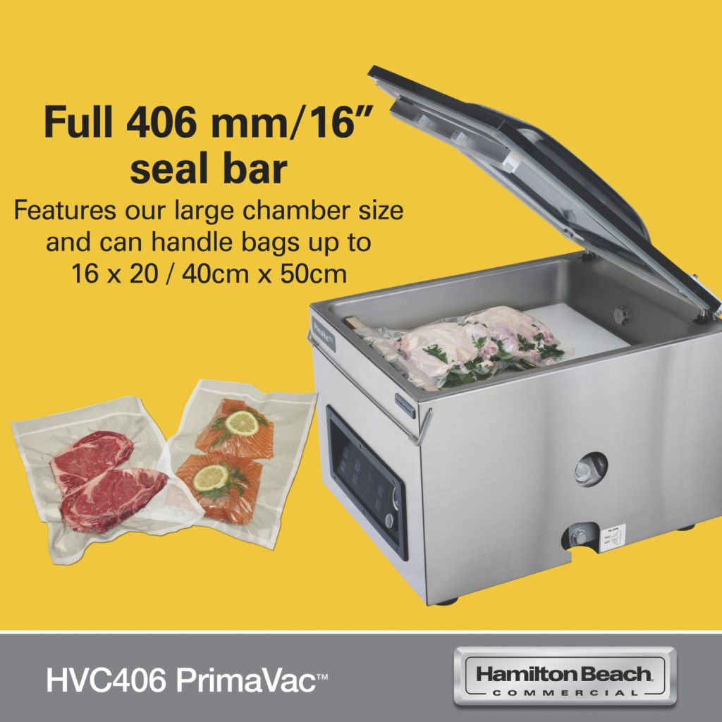 Hamilton Beach PrimaVac Vacuummachine - 406 mm - HVC406