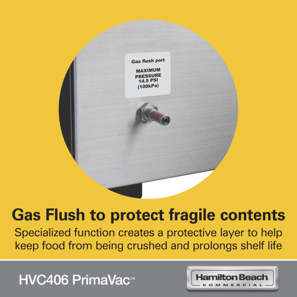 Hamilton Beach PrimaVac Vacuummachine - 406 mm - HVC406