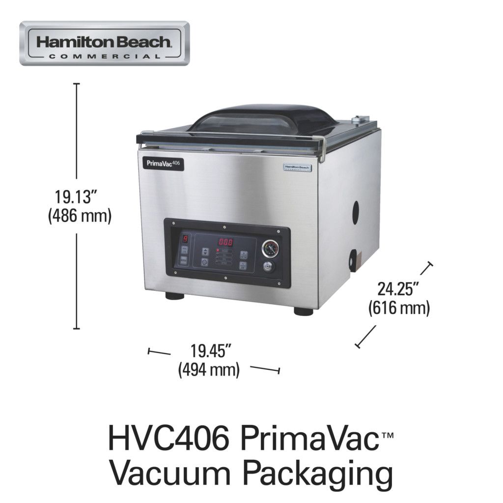 Hamilton Beach PrimaVac Vacuummachine - 406 mm - HVC406