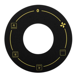 Buffalo Etiqueta de la serie 600 para el panel de control del horno (CU470)
