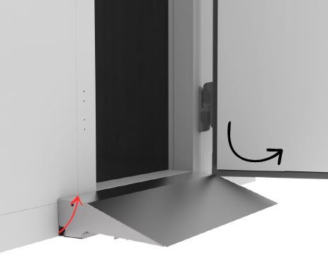 COMBISTEEL Automatic ramp 80mm