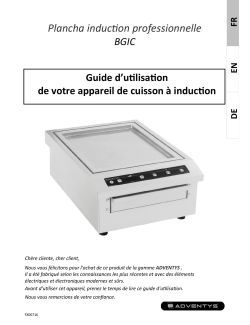 Manuel de l'Utilisateur