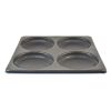 NordCap Teglia da forno con 4 stampi &Oslash; in mm: 95 / SPEED 'N' HEAT