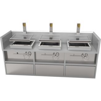 Parrilla Vasca Josper - PVJ-76-3-3-MB