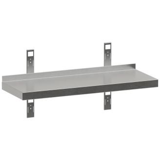 Diamond Estante de pared con 2 soportes y 2 rieles.