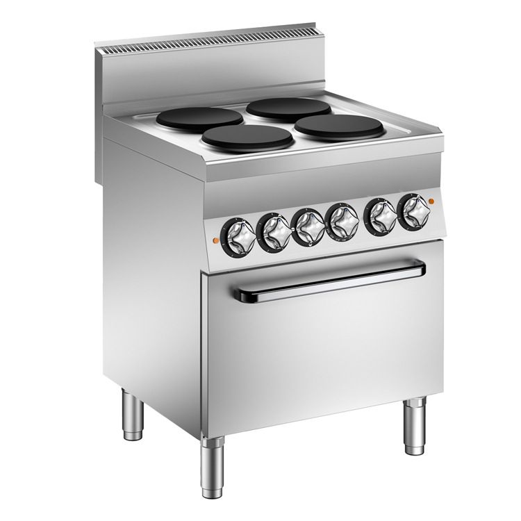 Cucina elettrica Mareno M1-600 con 4 piastre e forno elettrico, 70 cm