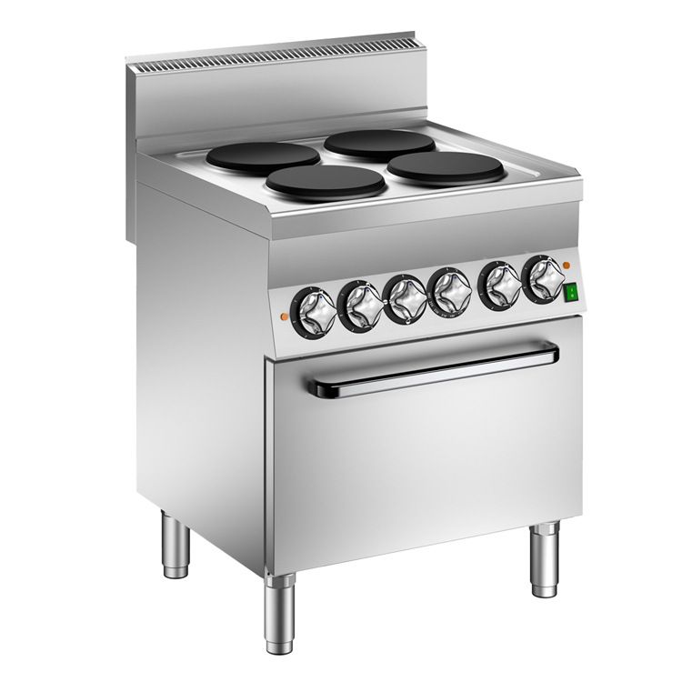 Cucina elettrica Mareno M1-600 con 4 piastre e forno a convezione, 70 cm