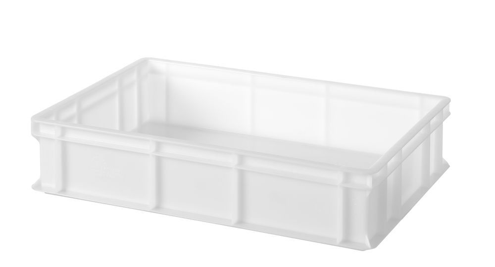 Scatola per impasto pizza AmerBox 600x400, linea Profi, bianca, 600x400x(H)130mm, rettangolare
