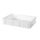 Scatola per impasto pizza AmerBox 600x400, linea Profi, bianca, 600x400x(H)130mm, rettangolare