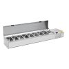 Mesa de trabajo refrigerada para pizza NordCap, accesorio para vitrina refrigerada A 2020-1/1