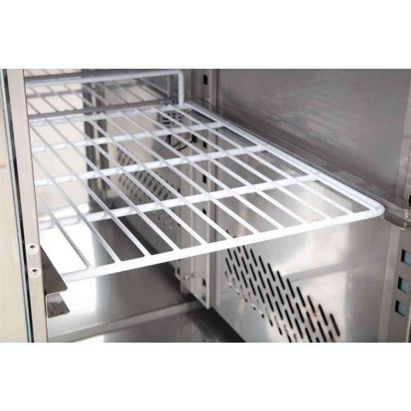 Polar Refrigerador de mostrador de doble puerta serie U de 282 litros
