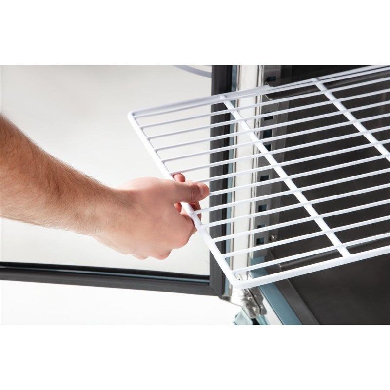 Polar Refrigerador de mostrador de doble puerta serie U de 282 litros