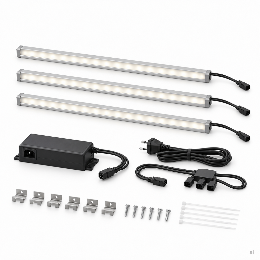 NordCap Iluminaci&oacute;n LED para suelos, 4000 K (blanco neutro), para 3 plantas.