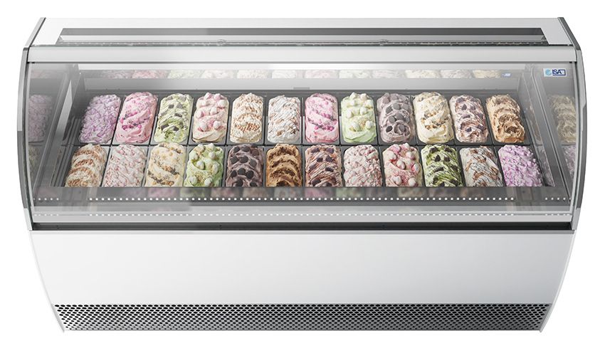 Isa consumptie-ijs vitrine MILLENNIUM 2.0 GR DT 170 H135
