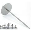 Diamond Asador suplementario 8x8, 40, disco de 210 mm y tuerca de mariposa