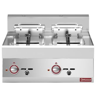 Diamond e65/f20-7t-9_9kw-n - 电炸锅，超强劲，2 x 10 升 - 顶级 -