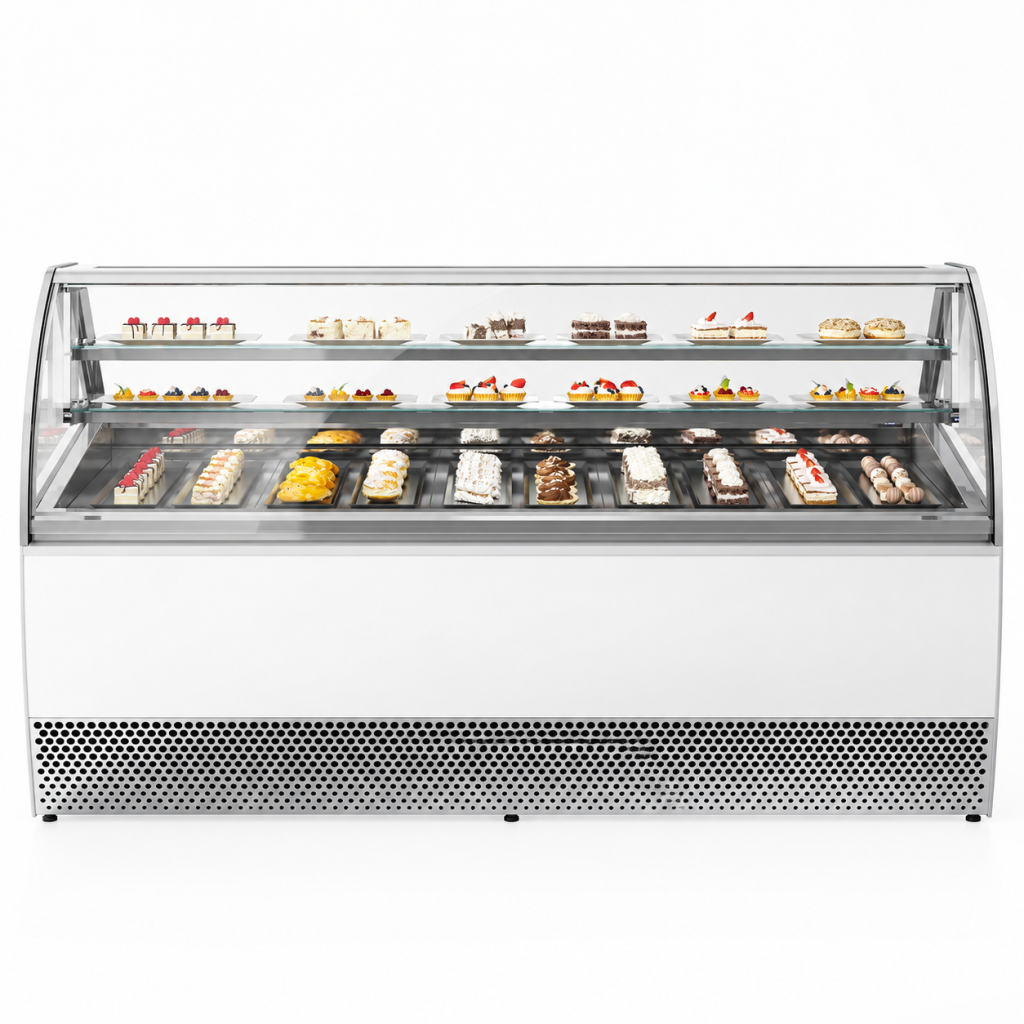 Isa Vitrine &agrave; g&acirc;teaux MILLENNIUM 2.0 GR P&Acirc;TISSERIE 220 H135