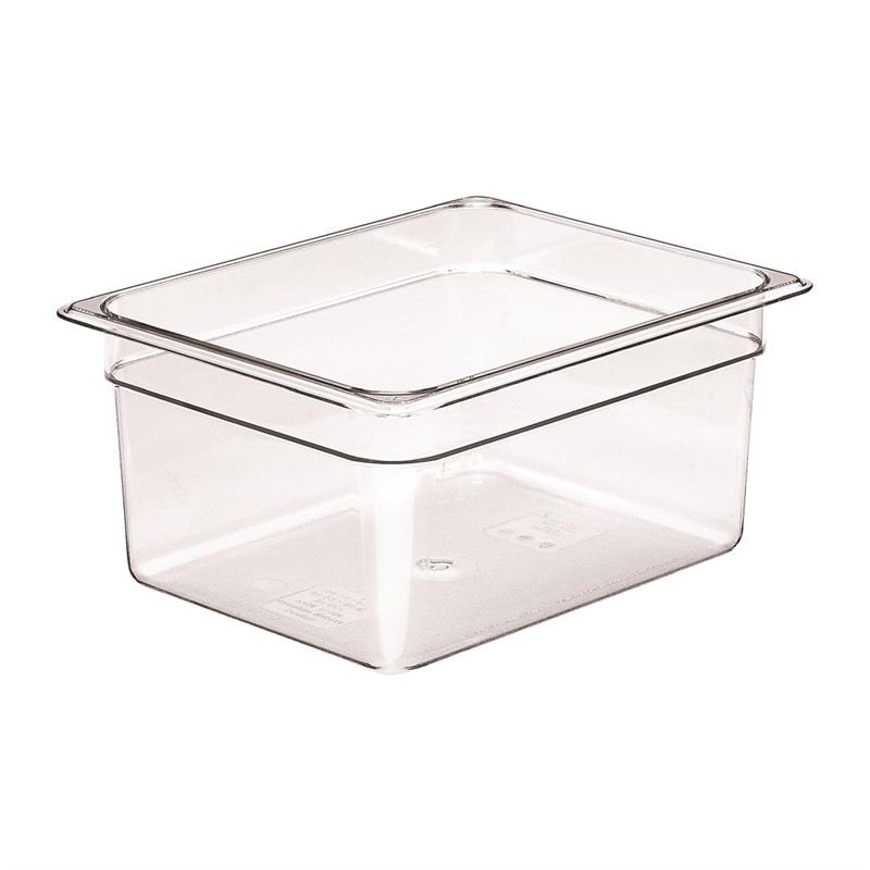 Cambro Camview 聚碳酸酯胃容器，不含 BPA，深 150 毫米，GN 1/2