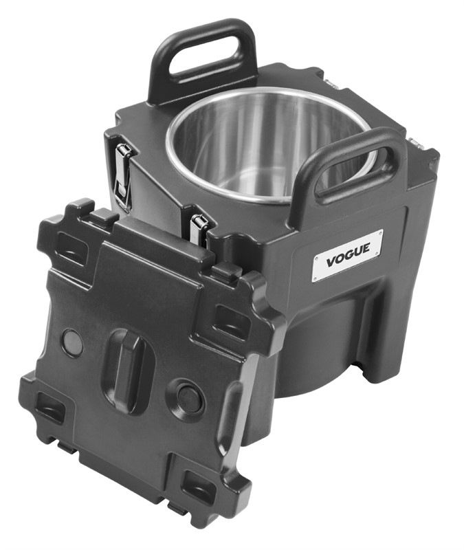 Vogue Isoleret suppebeholder sort 20L