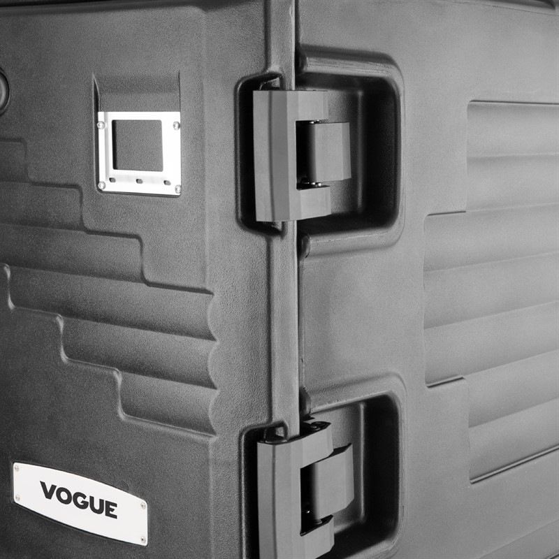 Vogue 绝缘GN箱，双前装式，黑色，1/1 GN