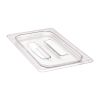 Cambro Camview 不含双酚A的带把手胃造瘘盖 GN 1/4