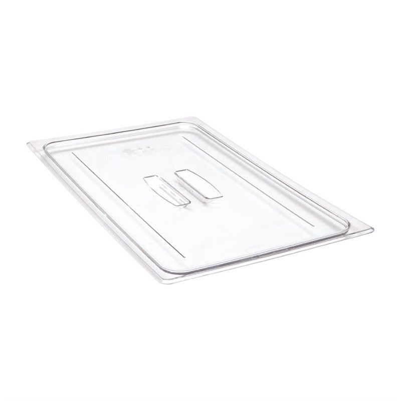 Cambro Camview 不含双酚A的带把手胃造瘘盖 GN 1/6