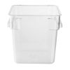 Hygiplas polycarbonate square storage bin 20L
