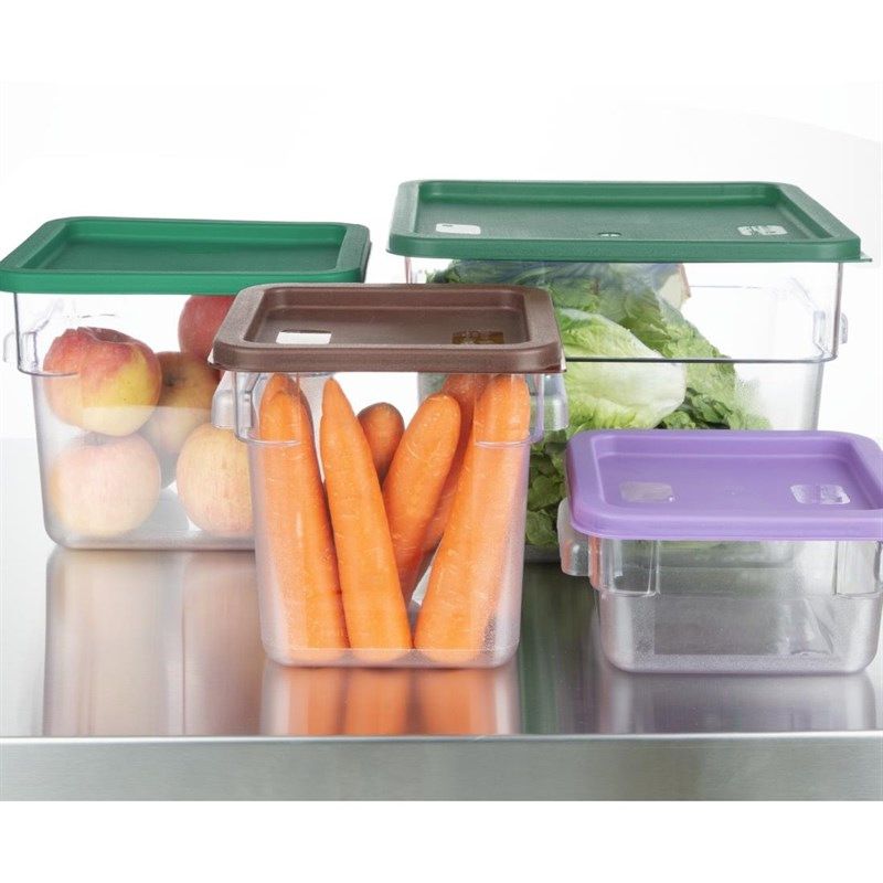 Hygiplas polycarbonate square storage bin 20L