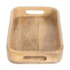 Olympia Mango Wood Rectangular Deep Serving Tray 300x190mm
